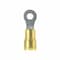 Panduit Ring Terminal, #10 Stud Size, 12 AWG, 600 V, Nylon Insulated, Yellow, 50 PK PN10-10RX-L - alternate 1